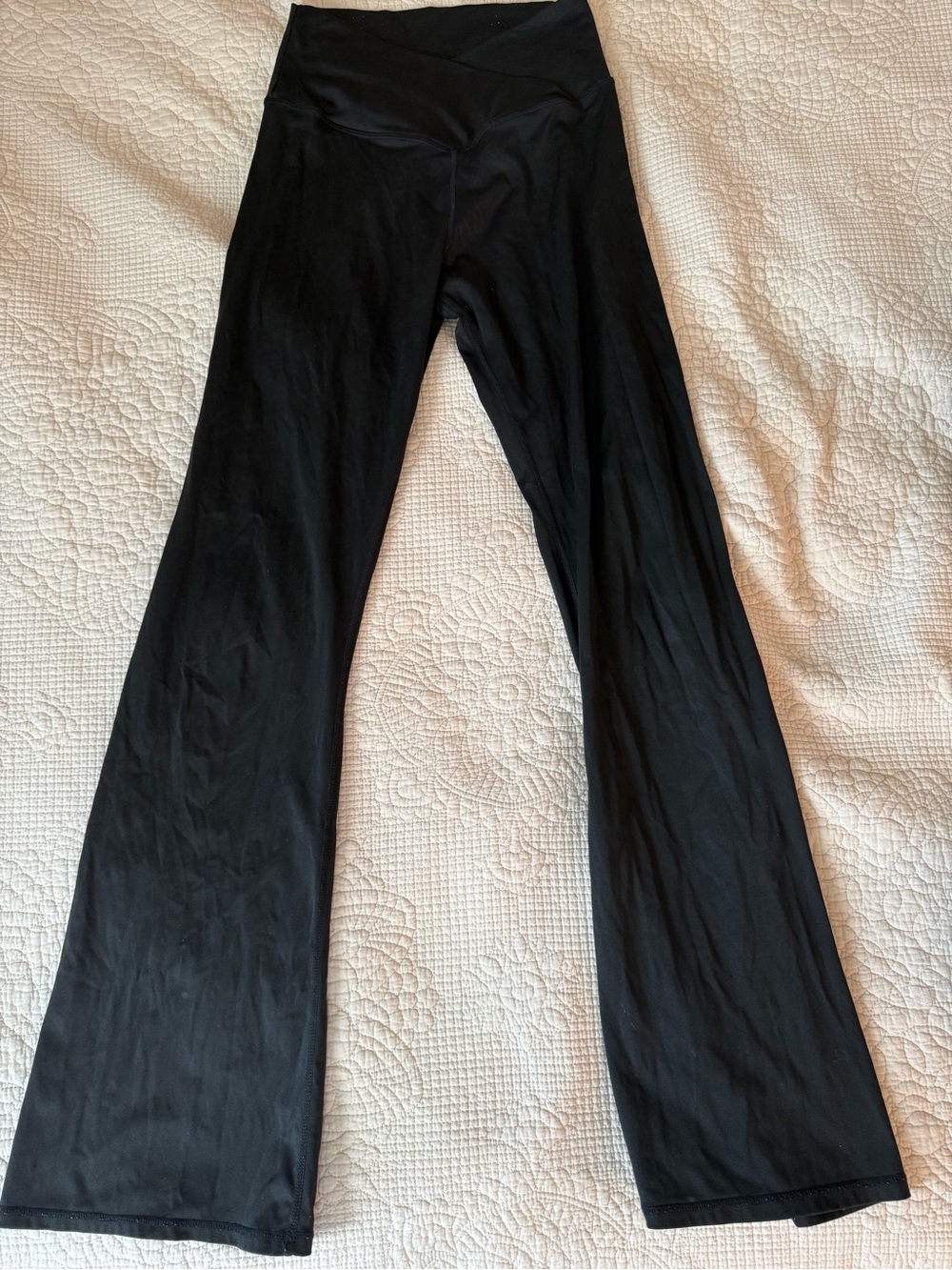 Men's Black Jogger-Style Flare Sweatpants - Comfortable Stretch